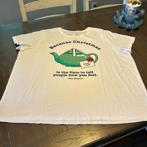 NWOT Torrid Classic Fit Tee 3X  White with The Office graphic.